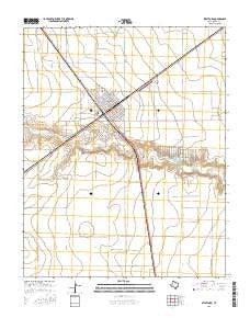 Stratford Texas Current topographic map, 1:24000 scale, 7.5 X 7.5 Minute, Year 2016