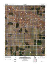 Stratford NE Texas Historical topographic map, 1:24000 scale, 7.5 X 7.5 Minute, Year 2011