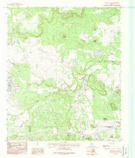 Strawn East Texas Historical topographic map, 1:24000 scale, 7.5 X 7.5 Minute, Year 1984