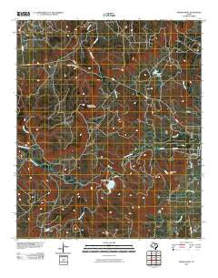 Strawn West Texas Historical topographic map, 1:24000 scale, 7.5 X 7.5 Minute, Year 2010