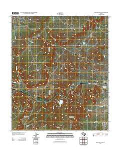 Strawn West Texas Historical topographic map, 1:24000 scale, 7.5 X 7.5 Minute, Year 2012