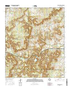 Strawn West Texas Current topographic map, 1:24000 scale, 7.5 X 7.5 Minute, Year 2016