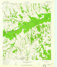 Streetman Texas Historical topographic map, 1:24000 scale, 7.5 X 7.5 Minute, Year 1960