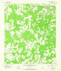 Stricklin Springs Texas Historical topographic map, 1:24000 scale, 7.5 X 7.5 Minute, Year 1962