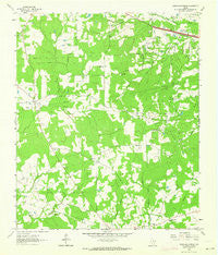Stricklin Springs Texas Historical topographic map, 1:24000 scale, 7.5 X 7.5 Minute, Year 1962