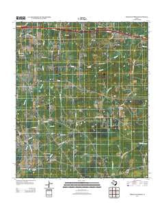 Stricklin Springs Texas Historical topographic map, 1:24000 scale, 7.5 X 7.5 Minute, Year 2013