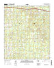 Stricklin Springs Texas Current topographic map, 1:24000 scale, 7.5 X 7.5 Minute, Year 2016