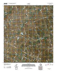 Structure Texas Historical topographic map, 1:24000 scale, 7.5 X 7.5 Minute, Year 2010