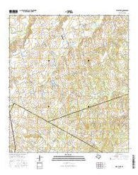 Structure Texas Current topographic map, 1:24000 scale, 7.5 X 7.5 Minute, Year 2016