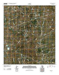 Sublime Texas Historical topographic map, 1:24000 scale, 7.5 X 7.5 Minute, Year 2010