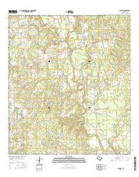 Sublime Texas Current topographic map, 1:24000 scale, 7.5 X 7.5 Minute, Year 2016