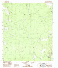 Sudduth Bluff Texas Historical topographic map, 1:24000 scale, 7.5 X 7.5 Minute, Year 1984