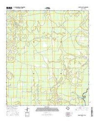 Sudduth Bluff Texas Current topographic map, 1:24000 scale, 7.5 X 7.5 Minute, Year 2016