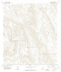 Sue Peaks Texas Historical topographic map, 1:24000 scale, 7.5 X 7.5 Minute, Year 1971