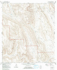 Sue Peaks Texas Historical topographic map, 1:24000 scale, 7.5 X 7.5 Minute, Year 1971