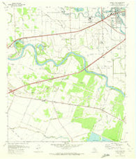 Sugar Land Texas Historical topographic map, 1:24000 scale, 7.5 X 7.5 Minute, Year 1970