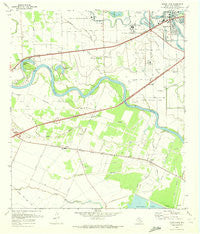 Sugar Land Texas Historical topographic map, 1:24000 scale, 7.5 X 7.5 Minute, Year 1970