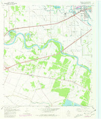 Sugar Land Texas Historical topographic map, 1:24000 scale, 7.5 X 7.5 Minute, Year 1970