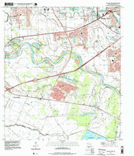 Sugar Land Texas Historical topographic map, 1:24000 scale, 7.5 X 7.5 Minute, Year 1995