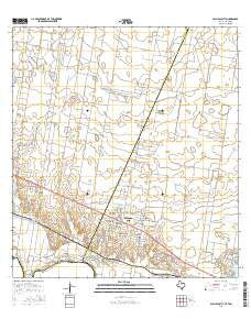 Sullivan City Texas Current topographic map, 1:24000 scale, 7.5 X 7.5 Minute, Year 2016