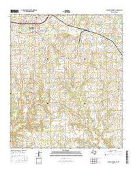 Sulphur Springs SE Texas Current topographic map, 1:24000 scale, 7.5 X 7.5 Minute, Year 2016