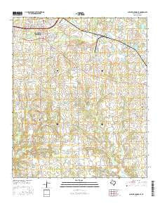 Sulphur Springs SE Texas Current topographic map, 1:24000 scale, 7.5 X 7.5 Minute, Year 2016