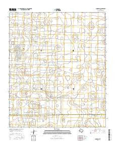 Sundown Texas Current topographic map, 1:24000 scale, 7.5 X 7.5 Minute, Year 2016