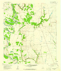 Sunny Side Texas Historical topographic map, 1:24000 scale, 7.5 X 7.5 Minute, Year 1960
