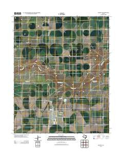 Sunray Texas Historical topographic map, 1:24000 scale, 7.5 X 7.5 Minute, Year 2012