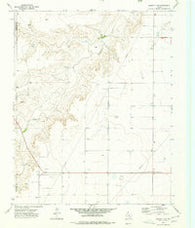 Sunray 1 SE Texas Historical topographic map, 1:24000 scale, 7.5 X 7.5 Minute, Year 1974