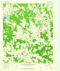 Sunset Texas Historical topographic map, 1:24000 scale, 7.5 X 7.5 Minute, Year 1961