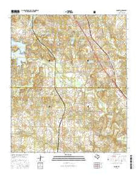 Sunset Texas Current topographic map, 1:24000 scale, 7.5 X 7.5 Minute, Year 2016