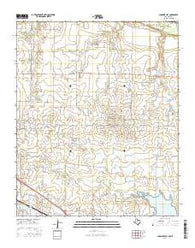 Sunshine Hill Texas Current topographic map, 1:24000 scale, 7.5 X 7.5 Minute, Year 2016