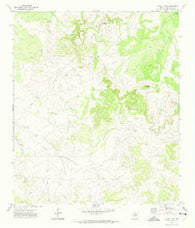 Susan Peak Texas Historical topographic map, 1:24000 scale, 7.5 X 7.5 Minute, Year 1972