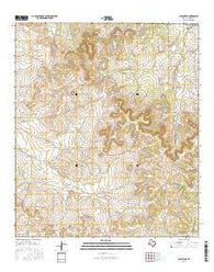 Susan Peak Texas Current topographic map, 1:24000 scale, 7.5 X 7.5 Minute, Year 2016