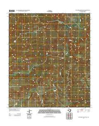Swayback Mountain Texas Historical topographic map, 1:24000 scale, 7.5 X 7.5 Minute, Year 2012