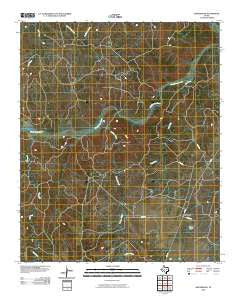 Swearingen Texas Historical topographic map, 1:24000 scale, 7.5 X 7.5 Minute, Year 2010