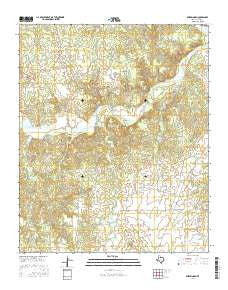 Swearingen Texas Current topographic map, 1:24000 scale, 7.5 X 7.5 Minute, Year 2016