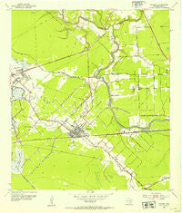 Sweeny Texas Historical topographic map, 1:24000 scale, 7.5 X 7.5 Minute, Year 1952