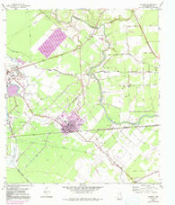 Sweeny Texas Historical topographic map, 1:24000 scale, 7.5 X 7.5 Minute, Year 1952
