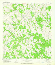 Sweet Home Texas Historical topographic map, 1:24000 scale, 7.5 X 7.5 Minute, Year 1963