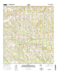 Sweet Home Texas Current topographic map, 1:24000 scale, 7.5 X 7.5 Minute, Year 2016