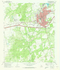 Sweetwater Texas Historical topographic map, 1:24000 scale, 7.5 X 7.5 Minute, Year 1969