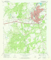 Sweetwater Texas Historical topographic map, 1:24000 scale, 7.5 X 7.5 Minute, Year 1969