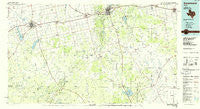 Sweetwater Texas Historical topographic map, 1:100000 scale, 30 X 60 Minute, Year 1985