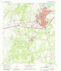 Sweetwater Texas Historical topographic map, 1:24000 scale, 7.5 X 7.5 Minute, Year 1969