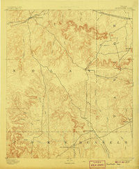 Sweetwater Texas Historical topographic map, 1:125000 scale, 30 X 30 Minute, Year 1893