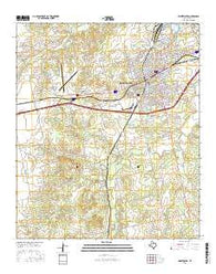 Sweetwater Texas Current topographic map, 1:24000 scale, 7.5 X 7.5 Minute, Year 2016