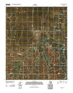 Swenson Texas Historical topographic map, 1:24000 scale, 7.5 X 7.5 Minute, Year 2010