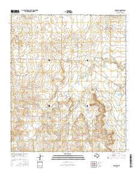 Swenson Texas Current topographic map, 1:24000 scale, 7.5 X 7.5 Minute, Year 2016